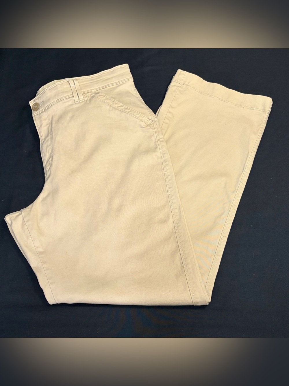 Lee Simply Soft Women’s Beige Stretch Bootcut Pants Size 16 Medium